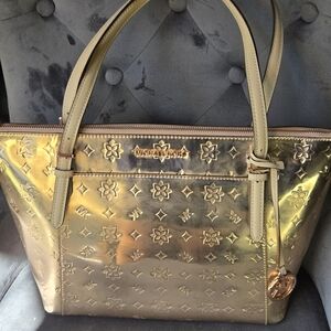 Michael Kors Rose Gold Ciara Tote Bag